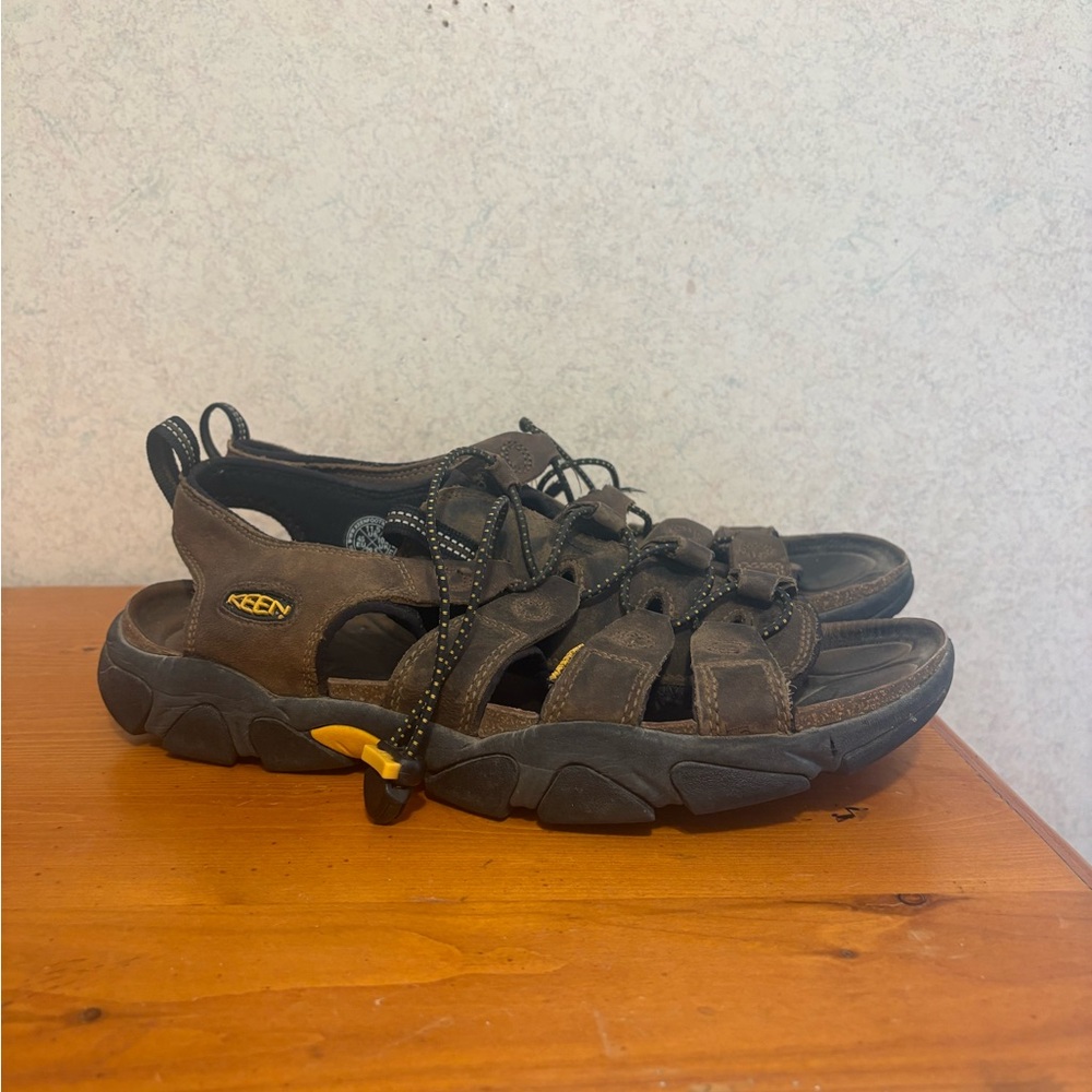 KEEN Daytona ll Men's Brown Outdoor Brown Leather Sandal Waterproof Size 11.5